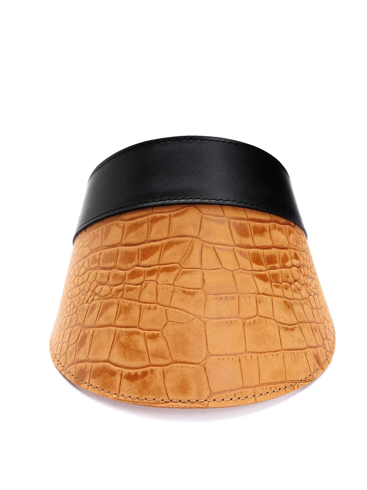 Caramel Croc visor