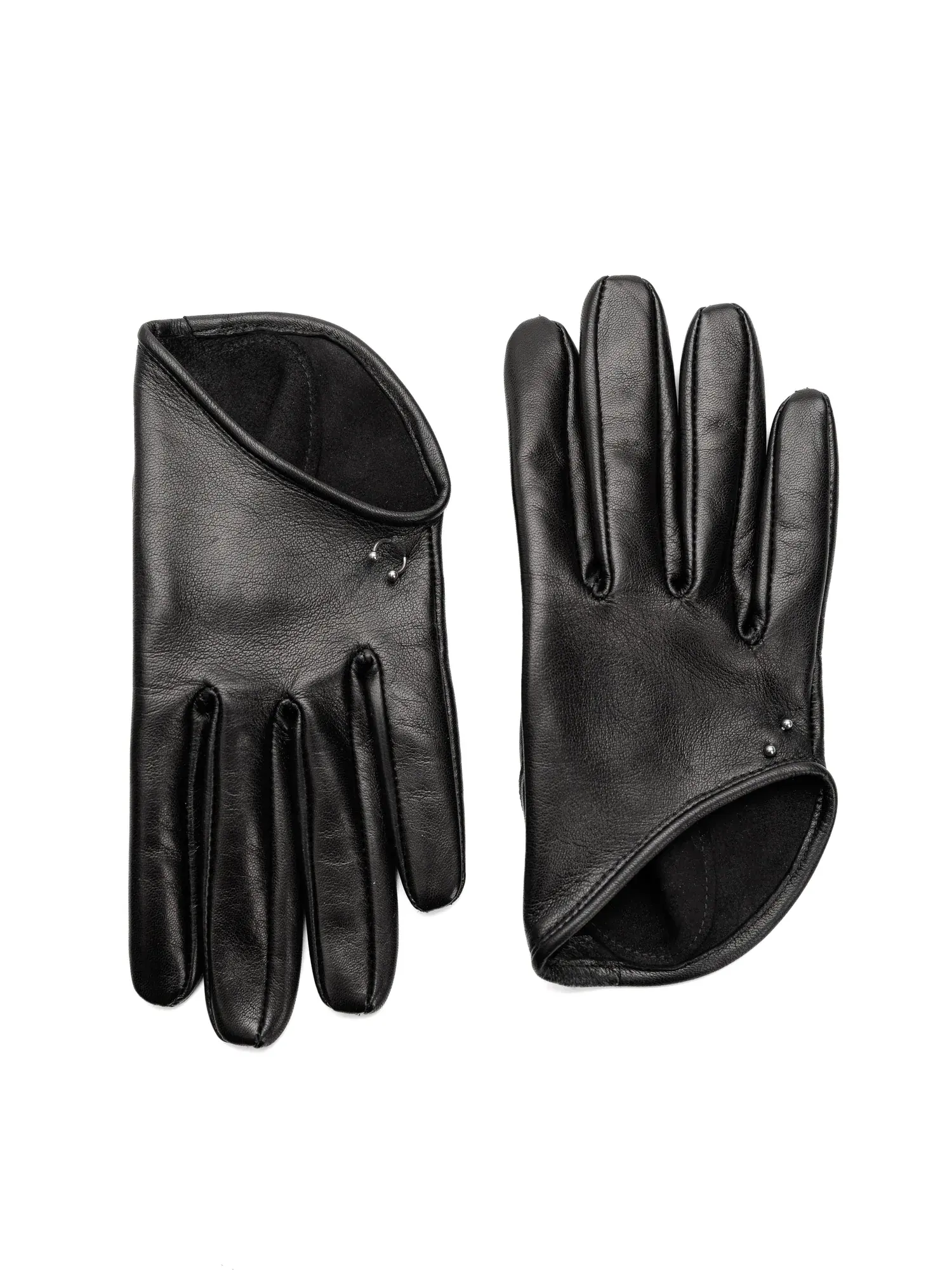 Short pierced gloves